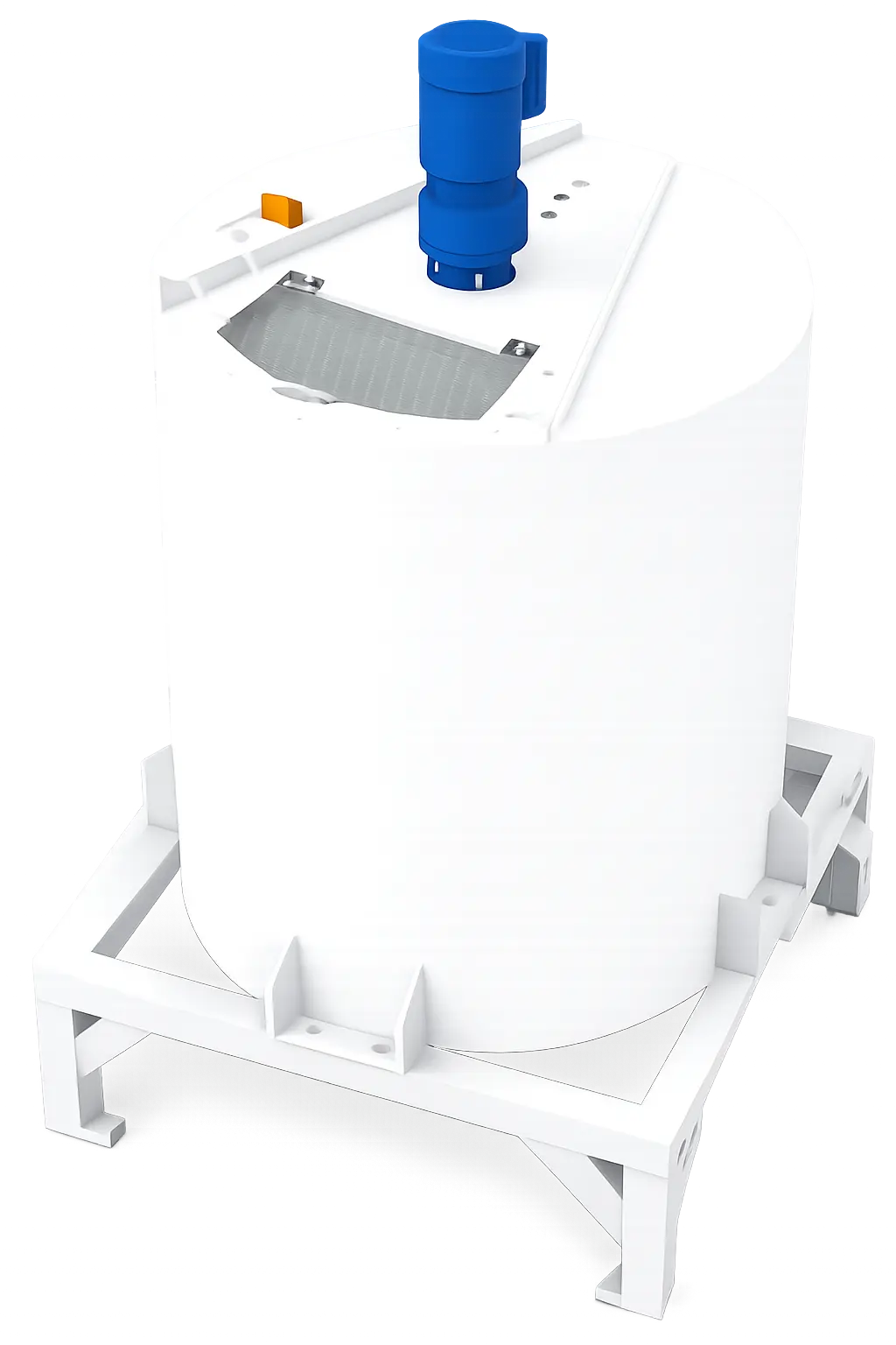 Máquina do sistema de líquidos com tubulações técnicas.