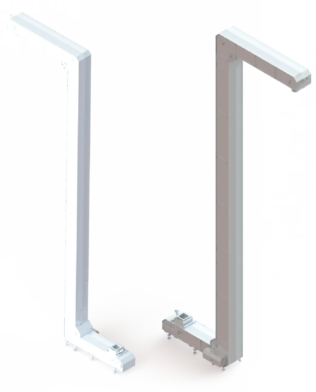 Produto da linha de elevadores da LS do Brasil em destaque.