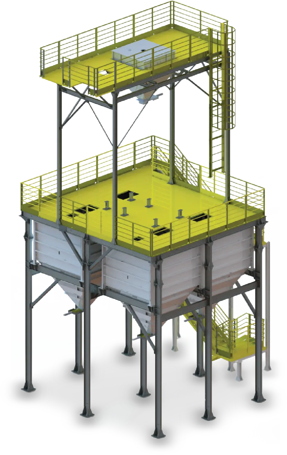 Produto da linha de estruturas metálicas da LS do Brasil.