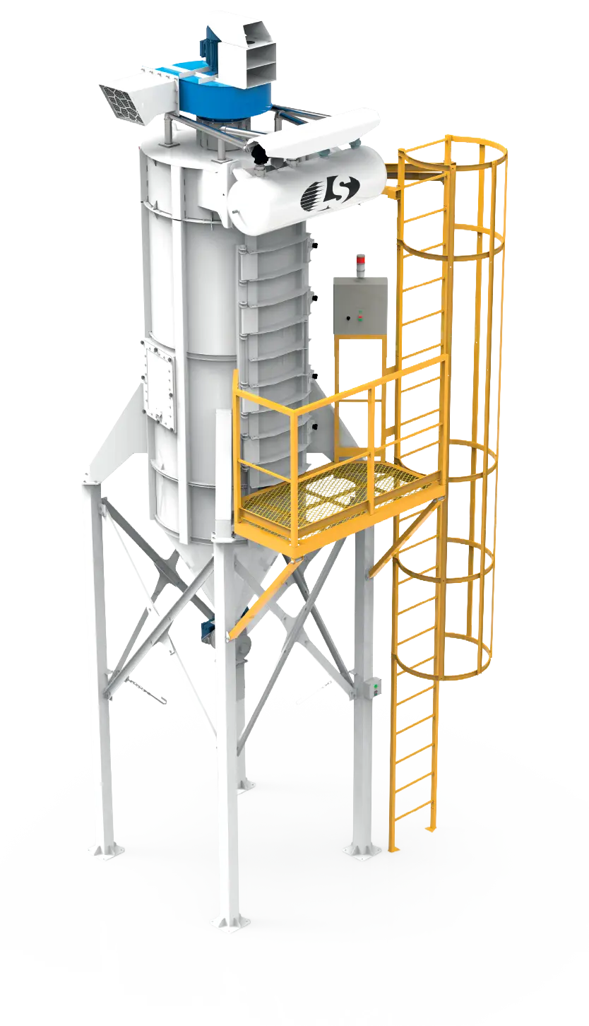 Produto da linha de filtros de cartucho em destaque.