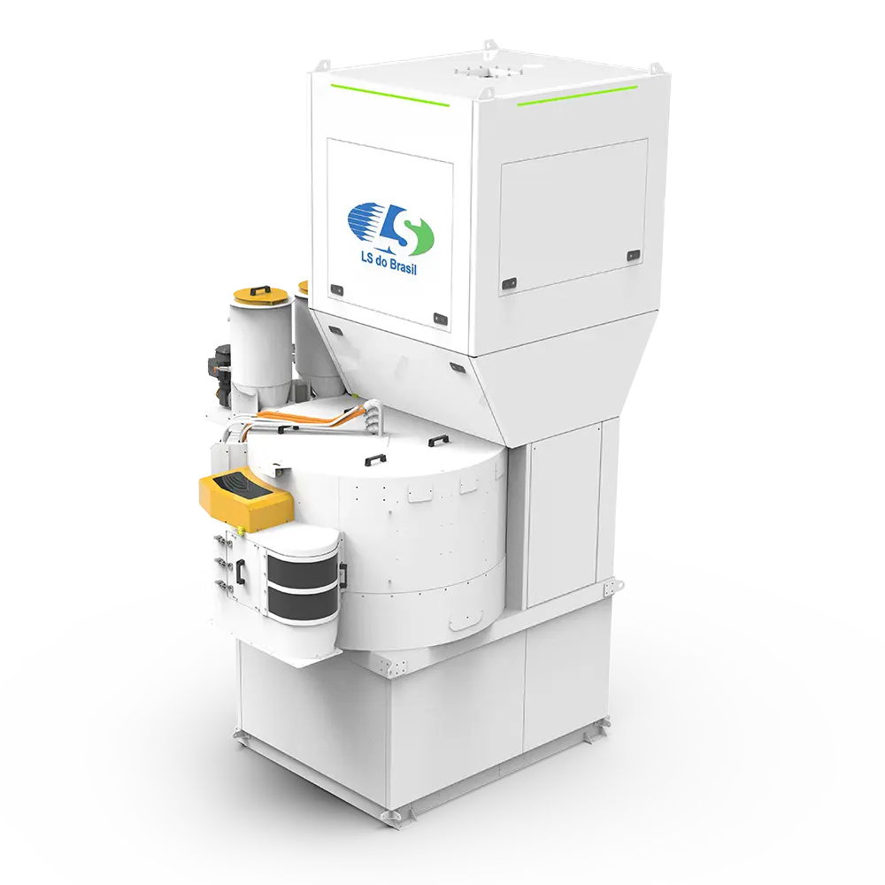 LS B300-S — versão especial do equipamento com painel lateral.